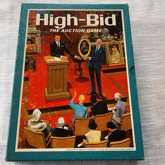 Vintage 1965 3M Bookshelf High-Bid Game, Very Good Condition - Picture 1 of 7